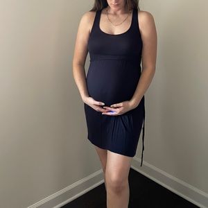 Soft summer dress with sequin back